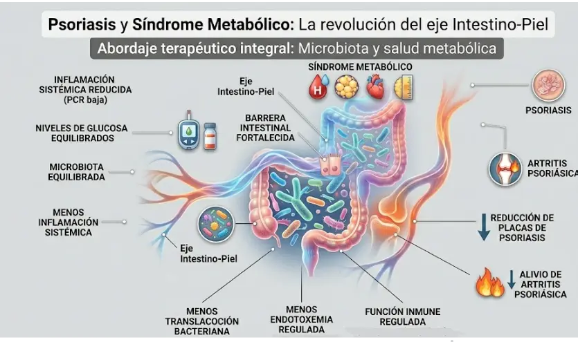 Microbiota intestinal y psoriasis – eje intestino-piel Dr. Cruces Prado